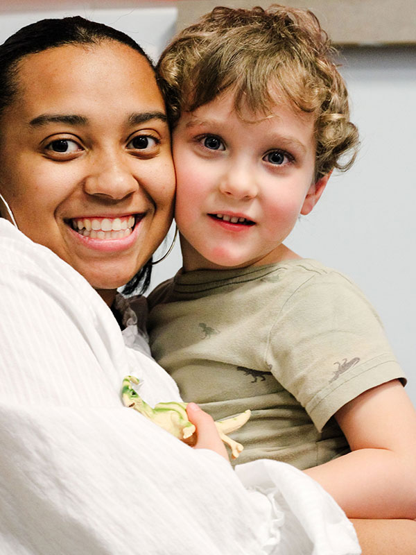 a teacher with a pupil
