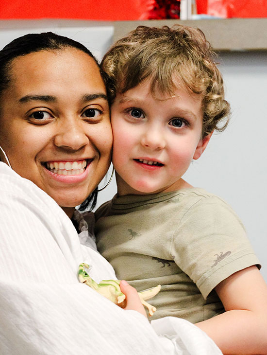 a teacher with a pupil