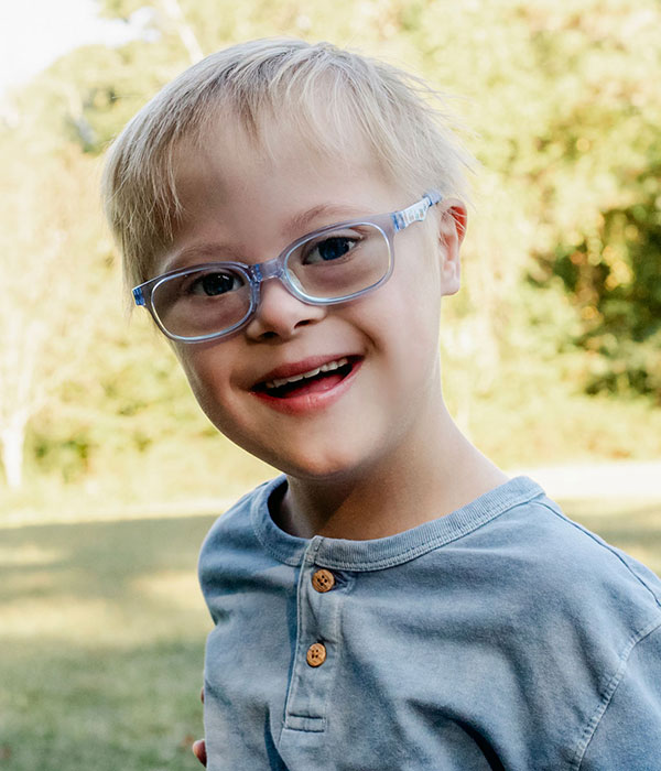 a child with Down syndrome