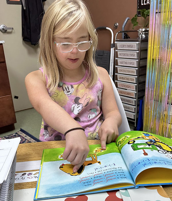 a child with Down syndrome